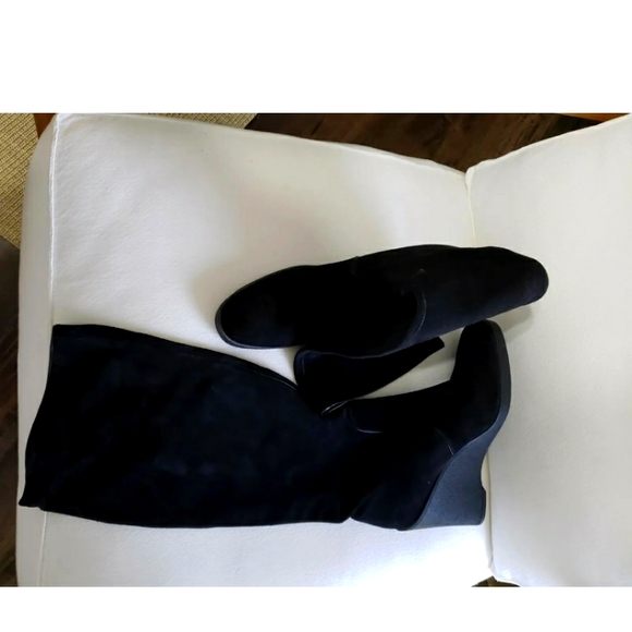 Calvin Klein Tall Suede Wedge Boot - Picture 4 of 6